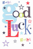 This bold good luck card beams with the inviting character of Whitechapel-where tradition meets endless imagination. The phrase 'Good Luck' is splashed in oversized, pastel-blue lettering, entwined with lively reds, moss greens, and royal purples-all thoughtfully arranged like a bespoke bouquet by Florist Whitechapel. Scattered stars in navy, lilac, and tangy lime create a sparkling constellation reminiscent of evening skies seen from Stepney Green. The card's texture exudes the same crispness as new floral wrap, its surface smooth and reassuring beneath your fingertips. Gifting this card for occasions like new jobs, important exams, or creative auditions infuses the moment with unspoken optimism and trust. It's the type of note you'd press into the hand of someone you believe in, echoing the everyday encouragement found among friends and neighbours of Whitechapel-a simple gesture, crafted with the artistry and sincerity East London is known for.